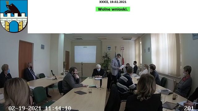 Gmina Korytnica – transmisja XXXII Sesji Rady Gminy w dniu 19 lutego 2021 r.