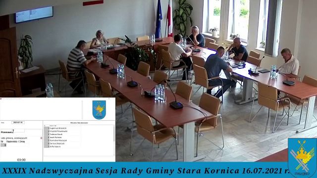 Sesja Rady Gminy Stara Kornica 16.07.2021