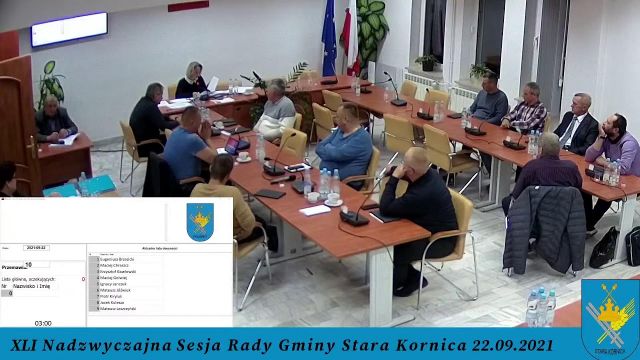 Sesja Rady Gminy Stara Kornica - 22.09.2021