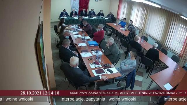 Sesja Rady Gminy Paprotnia - 28.10.2021