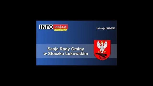 Sesja Rady Gminy Stoczek Łukowski - 28.10.2021