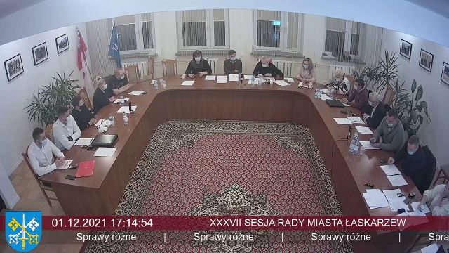 Sesja Rady Miasta Łaskarzew - 01.12.2021