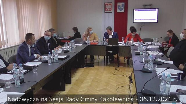 Sesja Rady Gminy Kąkolewnica - 06.12.2021