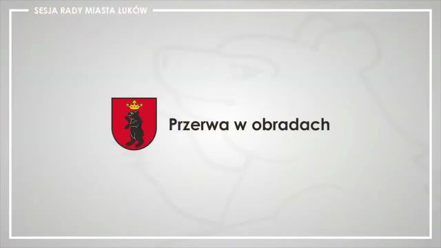 Sesja Rady Miasta Łuków - 25.11.2021