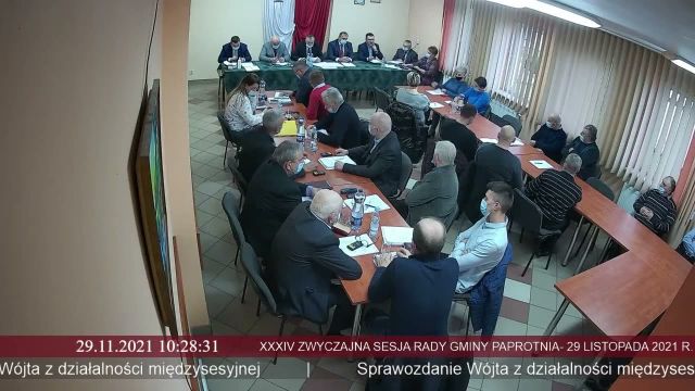 Sesja Rady Gminy Paprotnia- 29.11.2021