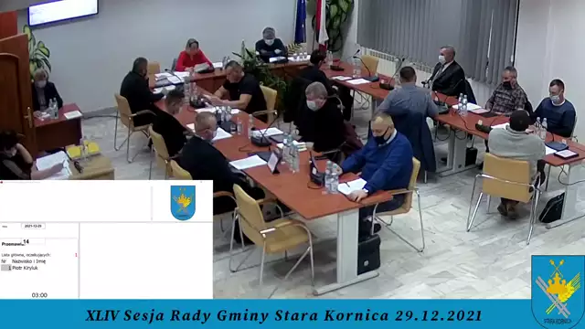 Sesja Rady Gminy Stara Kornica - 29.12.2021