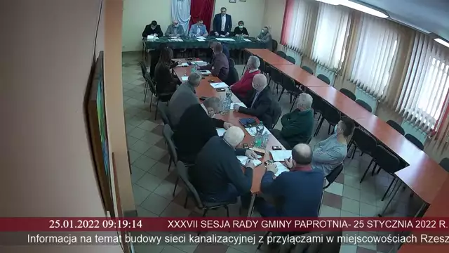 Sesja Rady Gminy Paprotnia- 25.01.2022