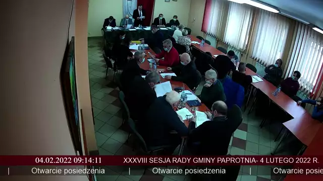 Sesja Rady Gminy Paprotnia - 04.02.2022