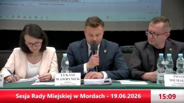 Sesja Rady Miejskiej w Mordach - on 19-Jun-26-12:59:32