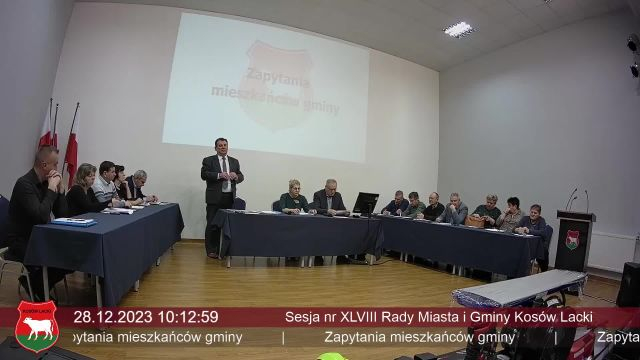 Sesja Rady Miasta i Gminy Kosów Lacki - 28.12.2023