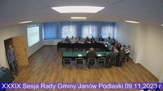Sesja Rady Gminy Janów Podlaski - 09.11.2023