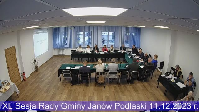 Sesja Rady Gminy Janów Podlaski - 11.12.2023