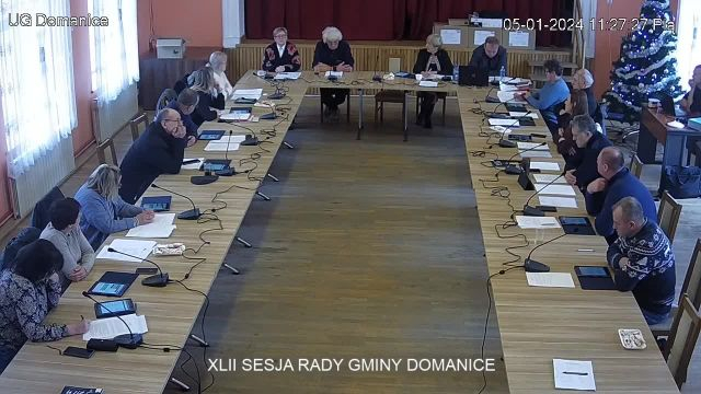 Sesja Rady Gminy Domanice – 05.01.2024