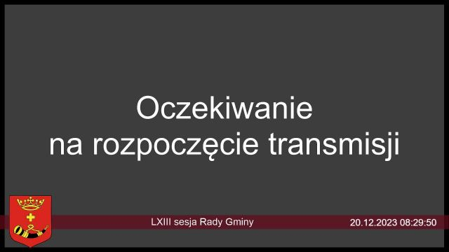 Sesja Rady Gminy Maciejowice - 20.12.2023