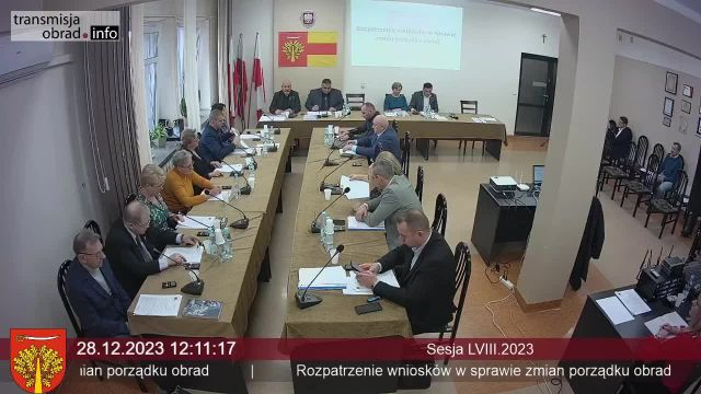 Sesja Rady Gminy Sobolew - 28.12.2023