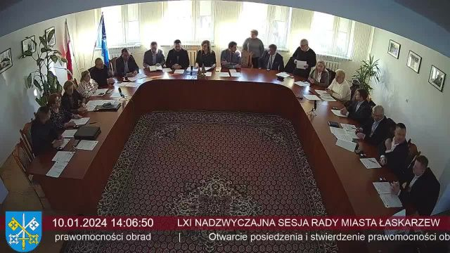 Sesja Rady Miasta  Łaskarzew - 10.01.2024