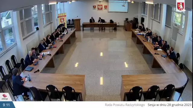 Sesja Rady Powiatu w Radzyniu Podlaskim - 28.12.2023