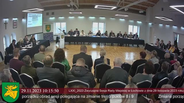 Sesja Rady Miasta Łochów - 29.11.2023