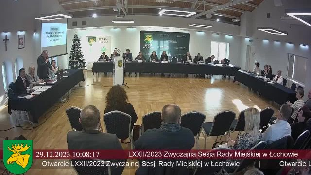 Sesja Rady Miasta Łochów - 29.12.2023