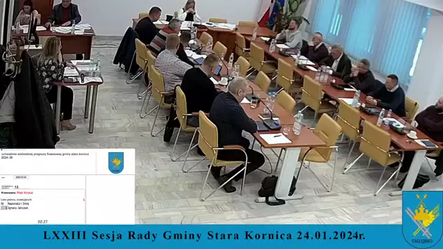 Sesja  Rady Gminy Stara Kornica - 24.01.2024