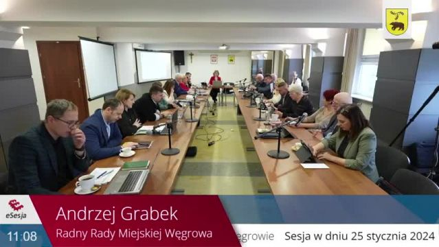 Sesja Rady Miasta Węgrów - 25.01.2024