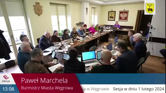 Sesja Rady Miasta Węgrów - 01.02.2024