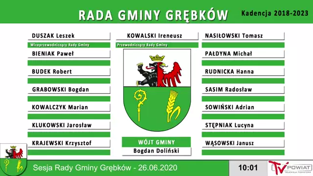Sesja Rady Gminy Grębków - 26.06.2020 (1)