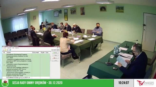 Sesja Rady Gminy Grębków - 30.12.2020 (1)