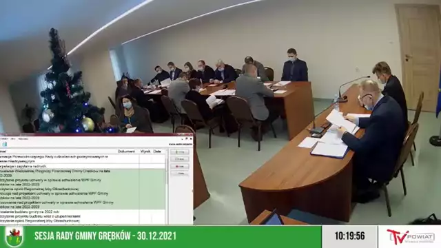 Sesja Rady Gminy Grębków – 30.12.2021 (1)
