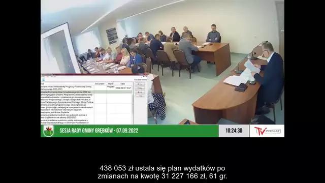 Sesja Rady Gminy Grębków – 07.09.2022 / NAPISY (1)