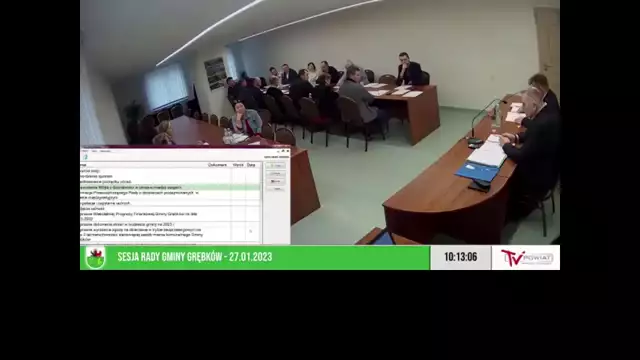 Sesja Rady Gminy Grębków – 27.01.2023 / NAPISY (1)