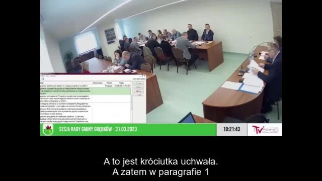 Sesja Rady Gminy Grębków – 31.03.2023 / NAPISY (1)