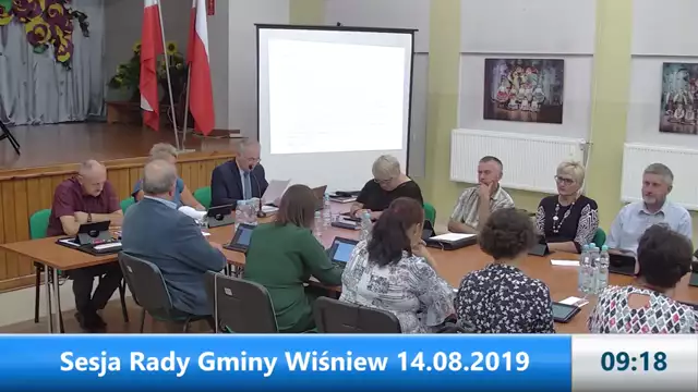 Sesja Rady Gminy Wiśniew – 14.08.2019 (1)