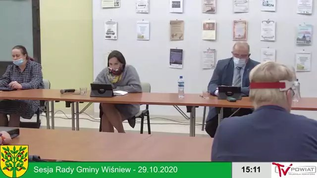 Sesja Rady Gminy Wiśniew - 29.10.2020 roku (1)