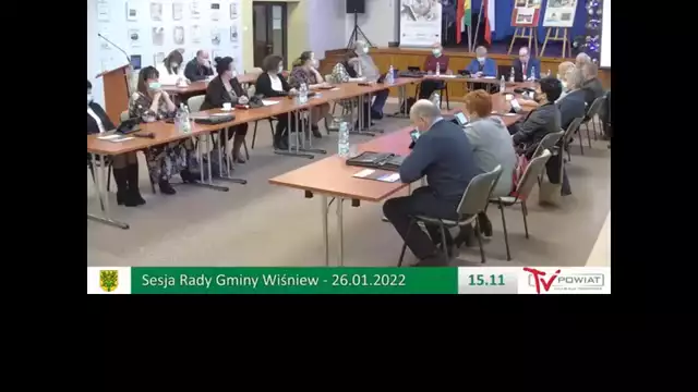 Sesja Rady Gminy Wiśniew - 26.01.2022 / NAPISY (1)
