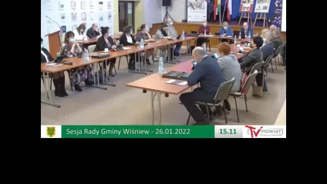 Sesja Rady Gminy Wiśniew - 26.01.2022 / NAPISY (1)