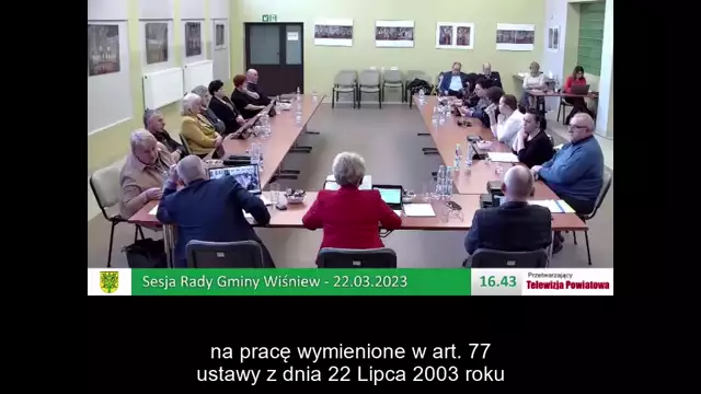 Sesja Rady Gminy Wiśniew – 22.03.2023 / NAPISY (1)