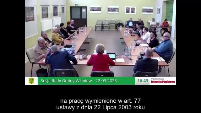Sesja Rady Gminy Wiśniew – 22.03.2023 / NAPISY (1)
