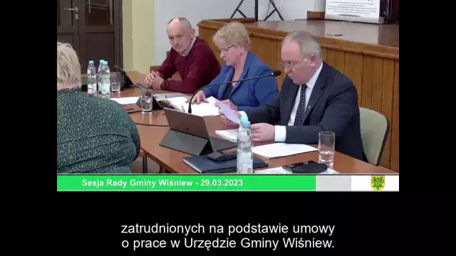 Sesja Rady Gminy Wiśniew – 29.03.2023 / NAPISY (1)