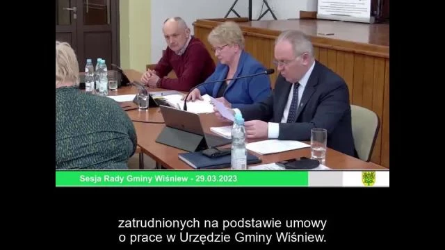 Sesja Rady Gminy Wiśniew – 29.03.2023 / NAPISY (1)