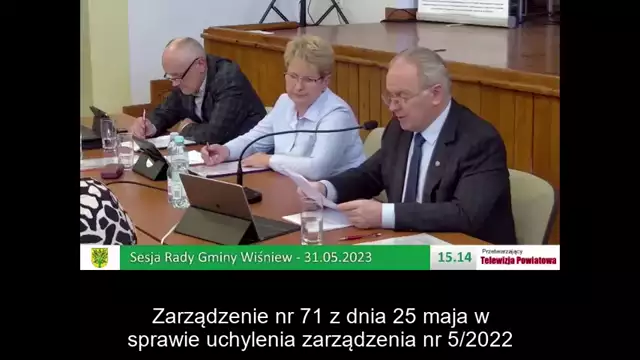 Sesja Rady Gminy Wiśniew – 31.05.2023 / NAPISY (1)
