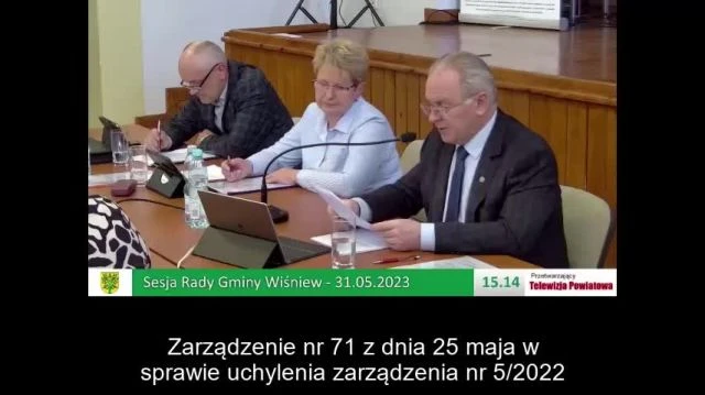 Sesja Rady Gminy Wiśniew – 31.05.2023 / NAPISY (1)