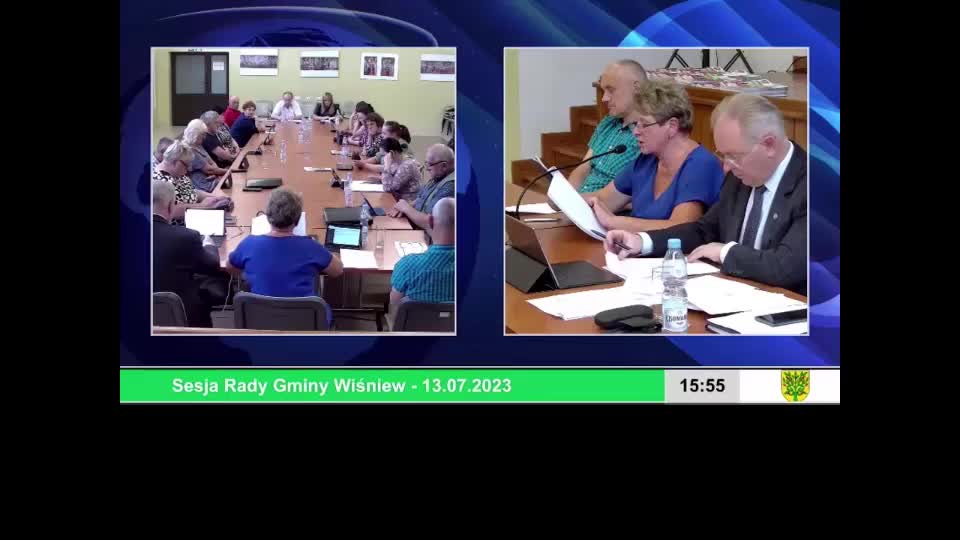 Sesja Rady Gminy Wiśniew- 13.07.2023 / NAPISY (1)