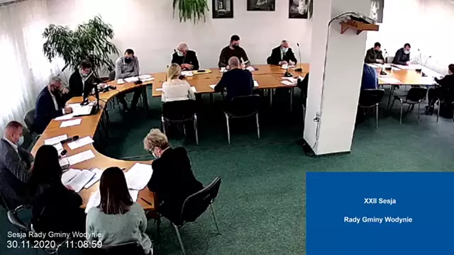 Sesja Rady Gminy Wodynie -  30.11.2020 (1)