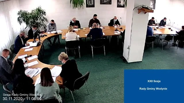 Sesja Rady Gminy Wodynie -  30.11.2020 (1)