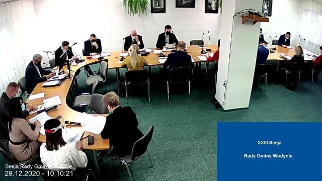 Sesja Rady Gminy Wodynie -  29.12.2020 (1)