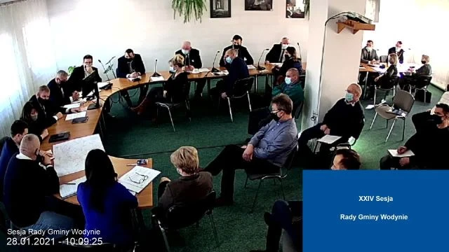 Sesja Rady Gminy Wodynie -  28.01.2021 (1)