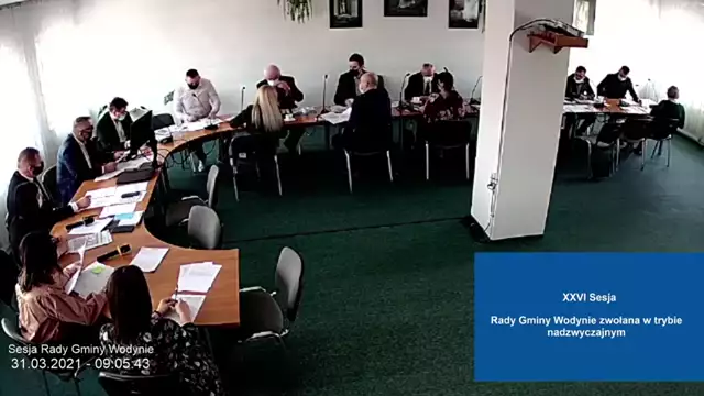 Sesja Rady Gminy Wodynie - 31.03.2021 (1)