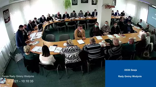 Sesja Rady Gminy Wodynie -  26.11.2021 (1)