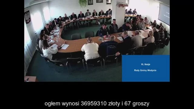Sesja Rady Gminy Wodynie -  28.10.2022 / NAPISY (1)